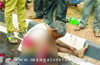 Labourer critically injured in road mishap